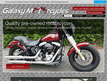 Tablet Screenshot of galaxymotorcycles.com